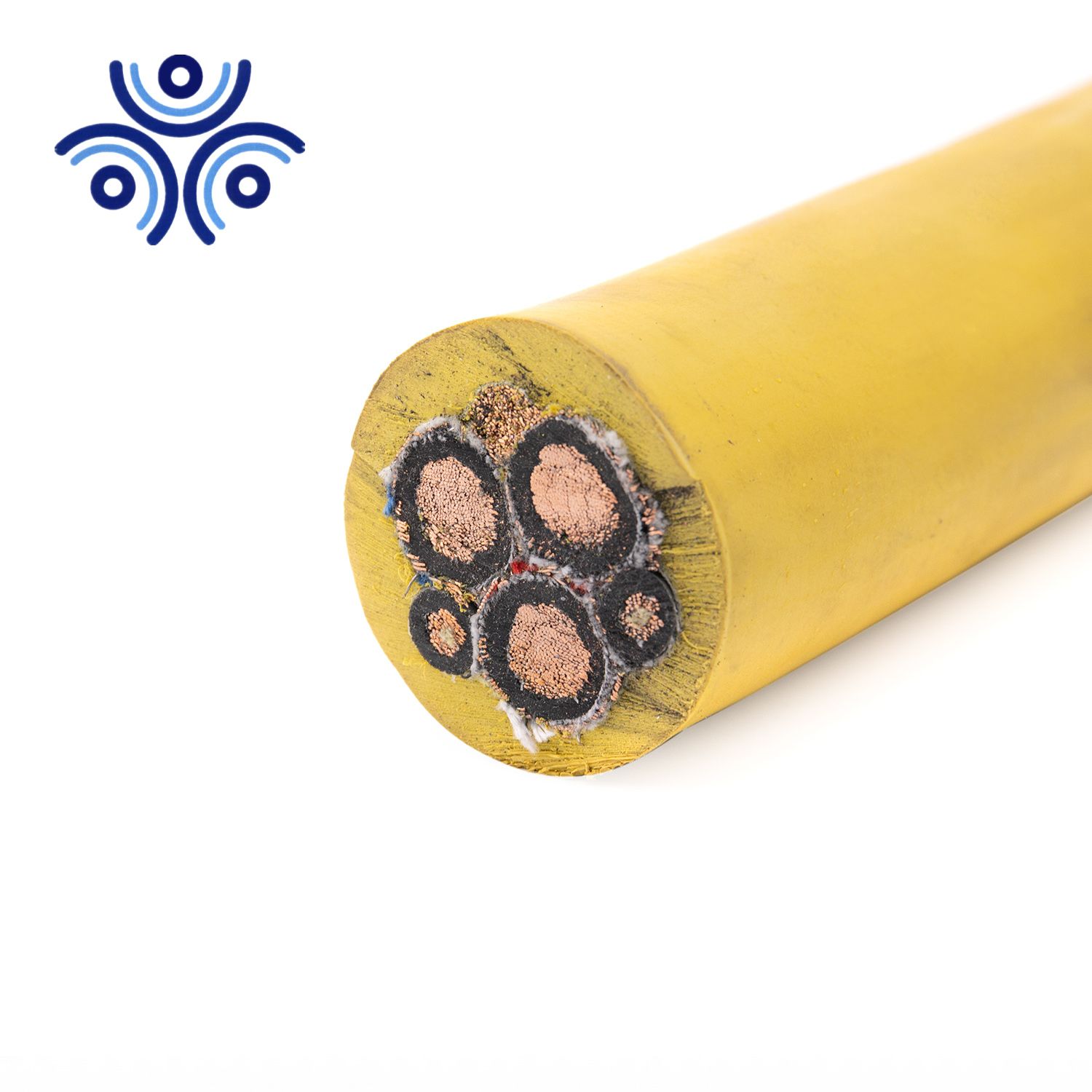 640/1100V Type 61 and 41 3 Core 3X35+2X16+1X16mm2 Yellow 50mm2 Trackless Cable
