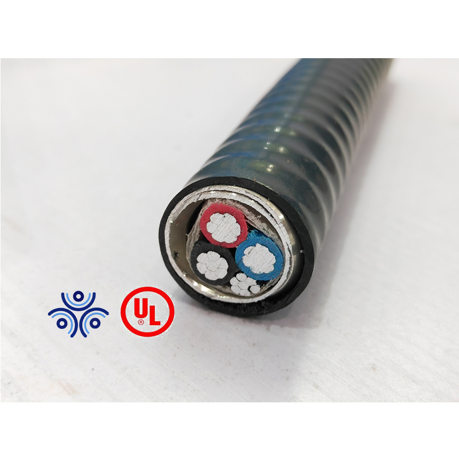 Acwu90 Wire Al 350mcm 500mcm 750mcm 3 Core 4 Core Cable Price 600V
