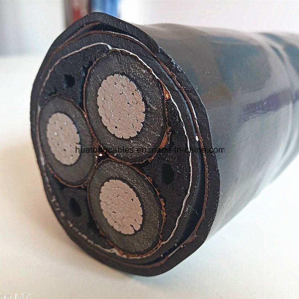 Cable de potencia de alta tensión con aislamiento XLPE blindado 3