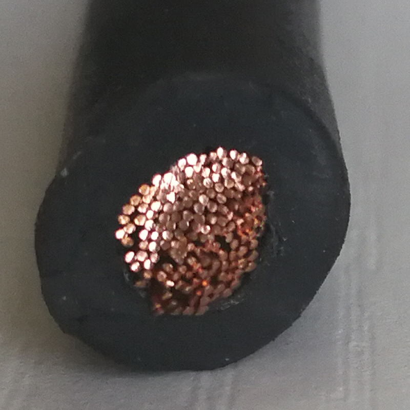 Black Color Soft Copper 50 mm2 Flexible Welding Wire