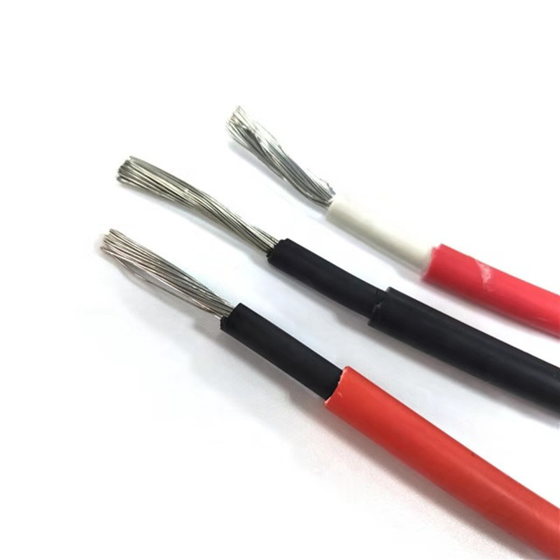 Black and Red Jacket En50618 TUV PV1-F H1z2z2-K Solar Panel Cables