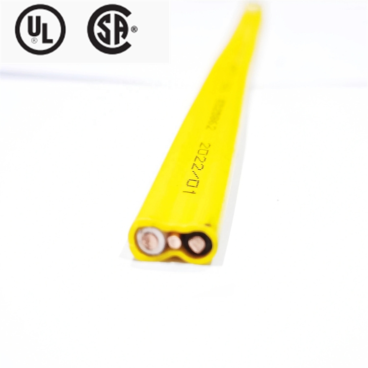 Cable eléctrico de cobre plano CSA Nmd90 Cable Nmwu 300V 14-2 Calibre Fabricante Precio