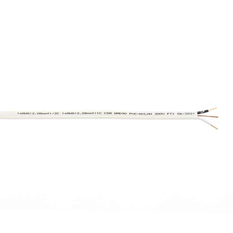 CSA Nylon Cables Electrical Canada Cable Nmd90 14/2 12/2 Electrical Wire