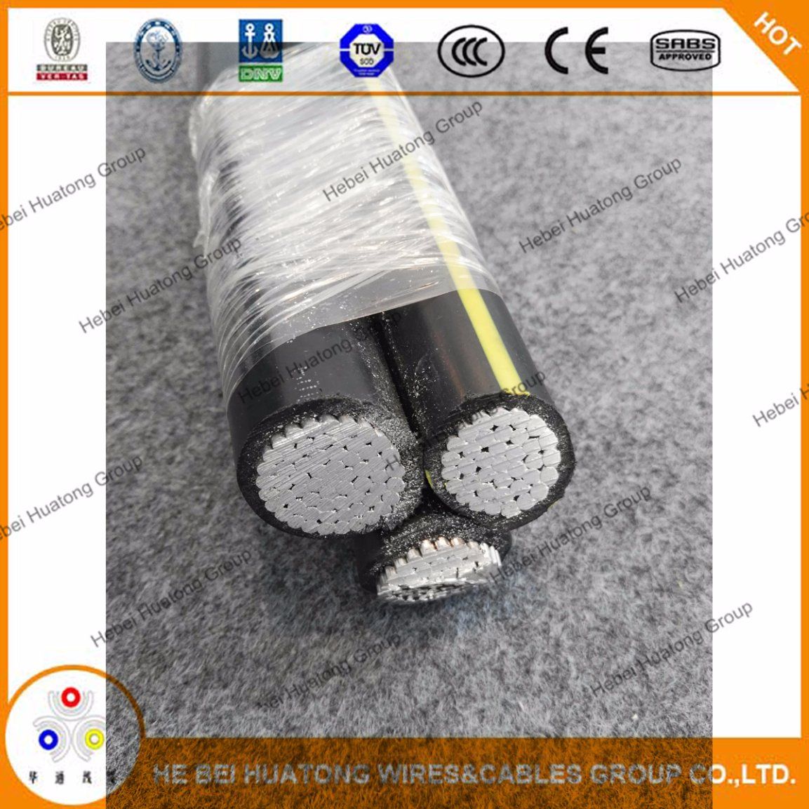 Cable de servicio de aluminio Claflin