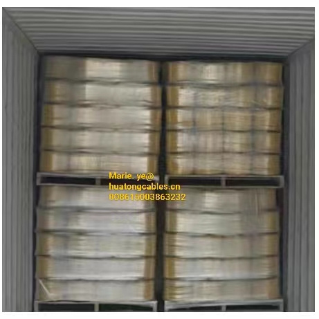 Copper Flat Hebei Huatong Cables Soft Packing, or as Your Request 300V Wire 14/3