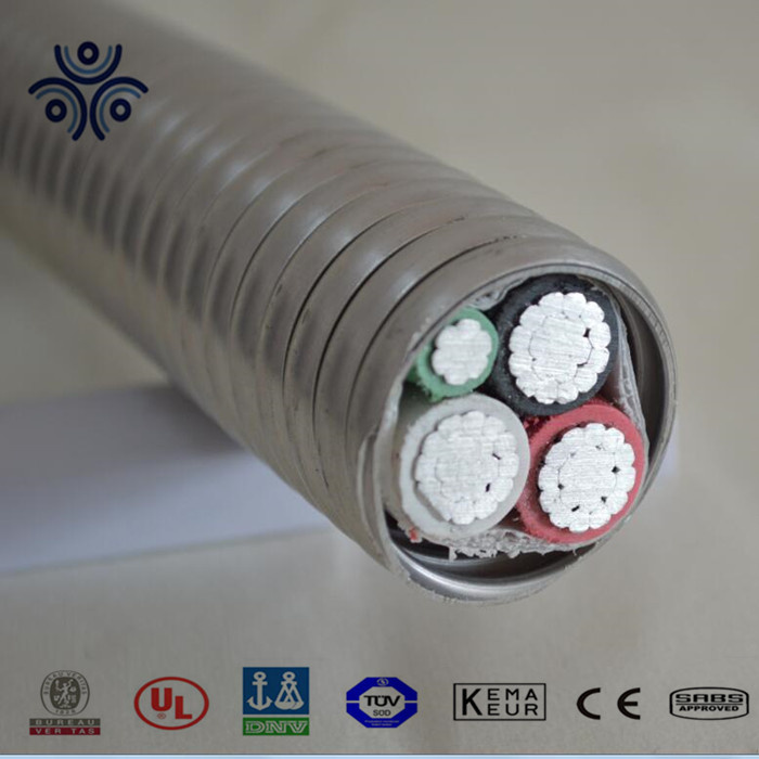 Copper Multiconductor, XLPE Insulation, Aluminum Interlock Armor and PVC Cover Cable 600 V