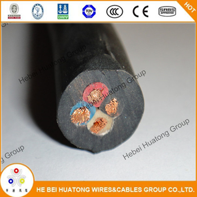 Copper Standard Packing 16AWG 14AWG 12AWG 10AWG 8AWG 600V Soow Epr Insulation Cable