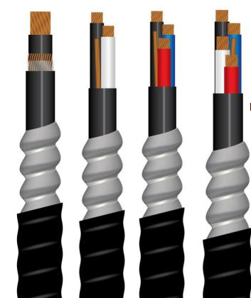 Customized Industrial Power Station CSA RW90 Cable Armoured Teck90 600V Teck 90