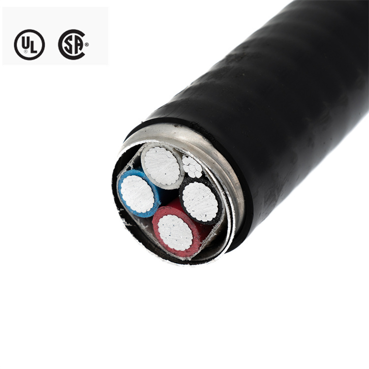 Discount Price 500/4 Acwu Cable 500 Mcm 4c Acwu90 Aluminum Cable 600V