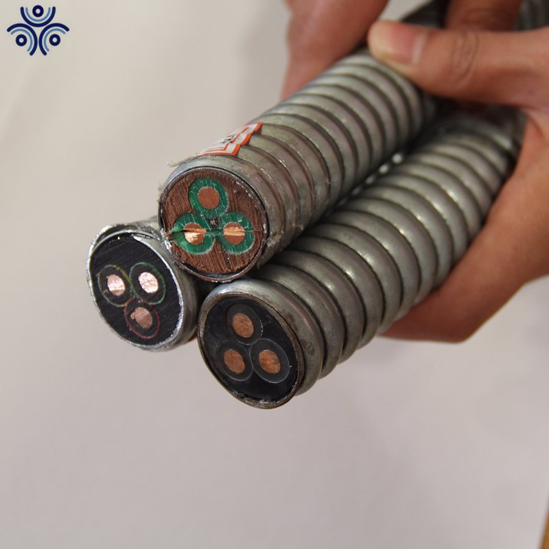 Cable acorazado de acero para bomba de aceite sumergible eléctrica