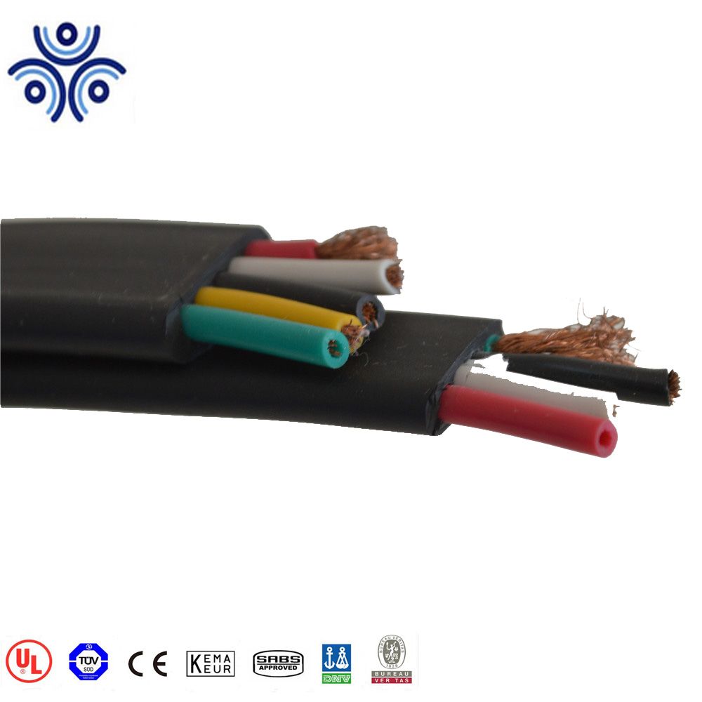Elevator Travel Cable, Elevator Parts Copper Conductor Epr Insulation 300/500V IEC Standard Tvvb Elevator Cable,