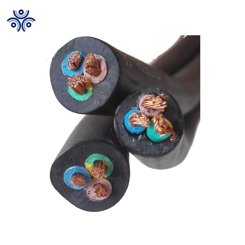 Extra Flexible Outdoor Rated Oil / Water Resistant Rubber Jacket Soow Sjoow Cable 12/3