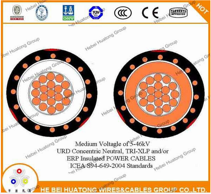 Factory Mv90, Mv105 Industrial China Aluminum Conductor Cooper Wire Urd Cable Medium Voltage Power Cable