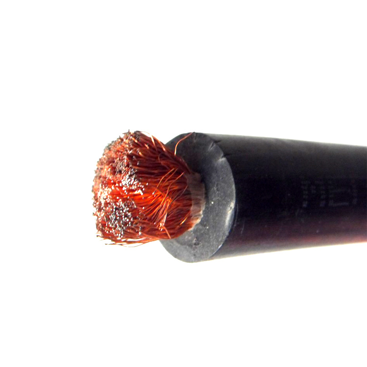 Precio de fábrica cable de soldadura flexible de cobre y goma