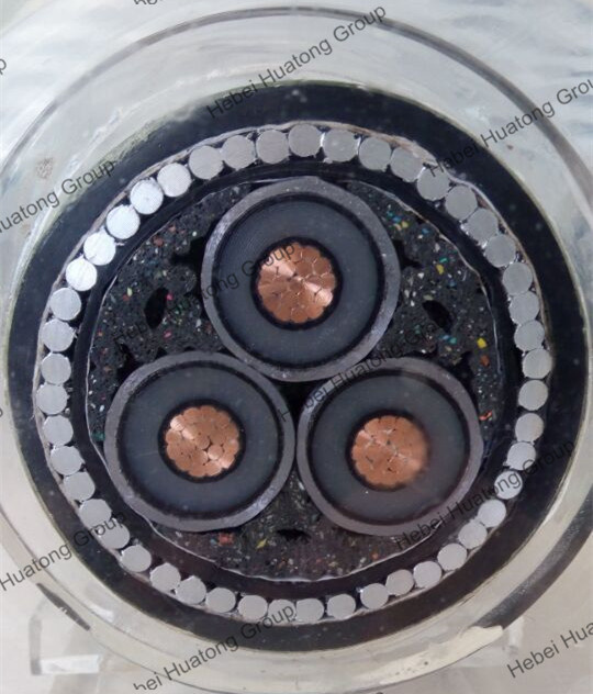 Preço de Fábrica Certificado SABS Relatório de Teste Kema 6.35/11kv 12.7/22kv 19/33kv Cabo de Potência Isolado em Cobre Alumínio XLPE Preço do Cabo XLPE
