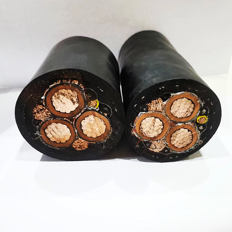 Precio de fábrica Certificado UL Certificado Msha Cable de minería de goma Cobre estañado Aislamiento de EPR Chaqueta de CR 3c 250mcm con cable de tierra y núcleo de verificación