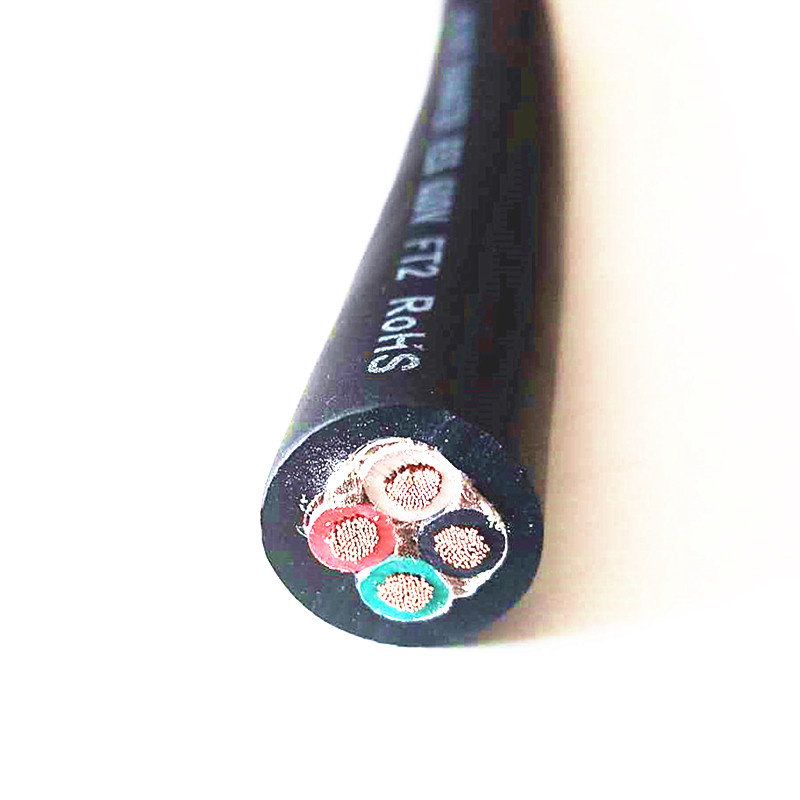Cables Flexibles 18AWG 16AWG 14AWG 600 Voltios Resistente al Aceite de Caucho Soow Cable de Potencia