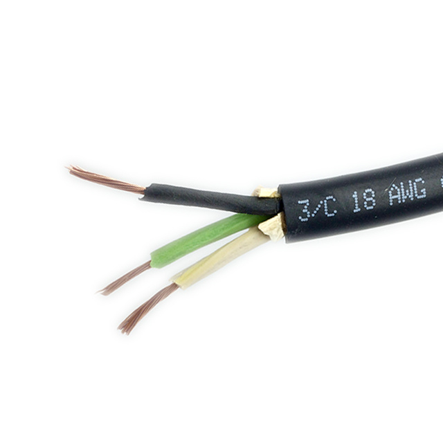Flexible and Portable Cord Type Soow EPDM Insulation CPE Jacket Cable 16/3