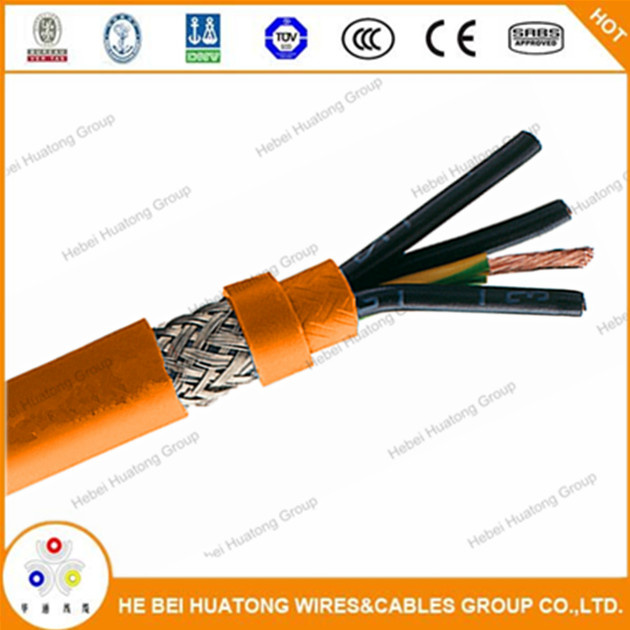 Cable flexible sumergible a prueba de agua con aislamiento de goma termoplástica libre de halógenos