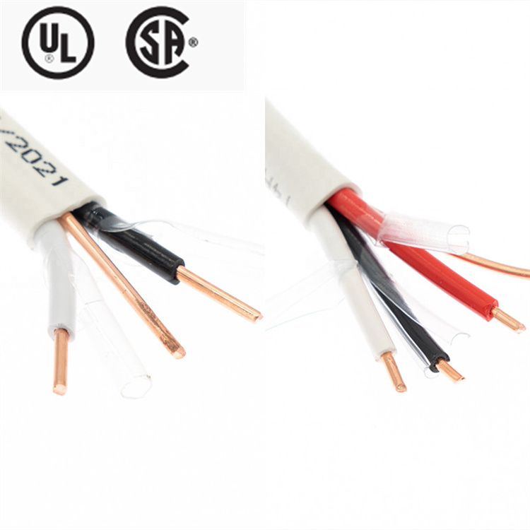 Hebei Huatong 14/2 12/2 Nmd90 Building Wire PVC Nylon 300V 150m Coil