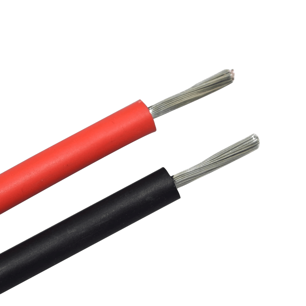 High Current TUV Approved DC1500V Solar Cable H1z2z2-K 4mm 6mm2 Tinned Copper Conductor Xlpo Insulation Xlpo Sheath En50618 Standard Cable