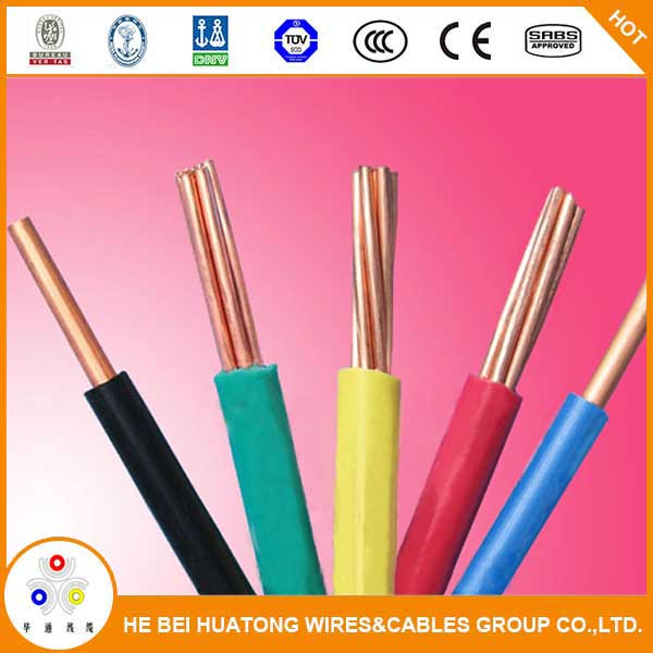 Cable eléctrico de cobre de alta calidad de un solo núcleo 10mm2 en venta