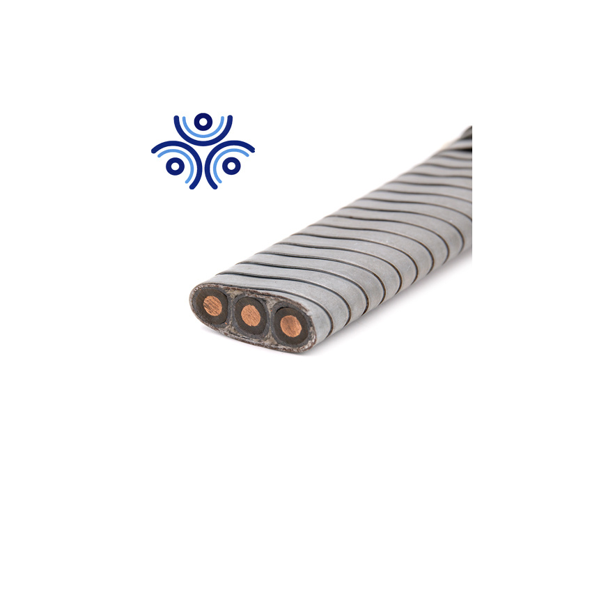Ht Cables Esp Sumbersible Oil Pump 3*1AWG 5kv Cable for Oil Well