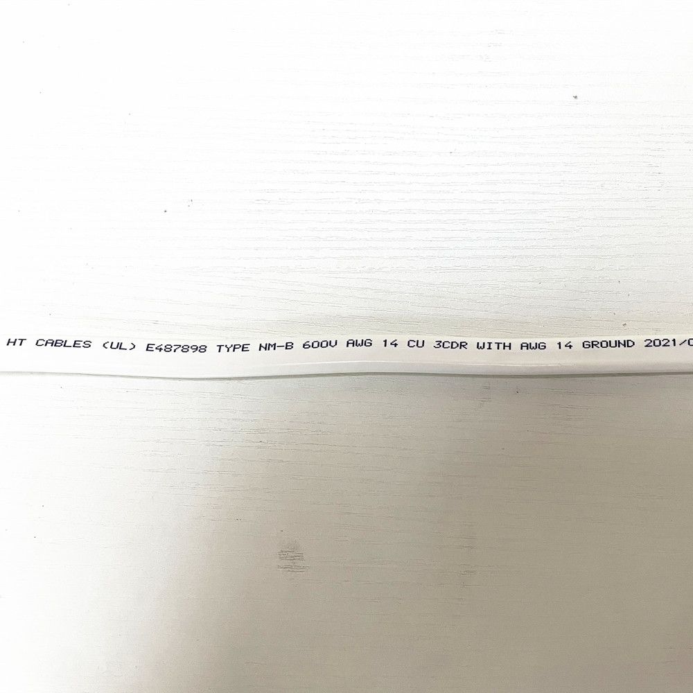 Huatong Insulated 14/2 12/2 10/2 14/3 12/3 10/3 6/3 8/3 600V Type NMB 14AWG
