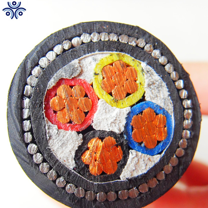 Low Voltage XLPE Insulated Steel Wire Armored Electric Power Cable