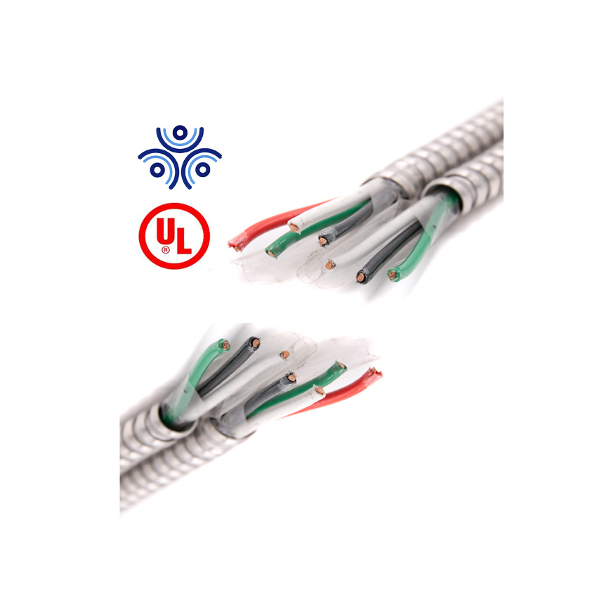 Manufacture Industrial 12/3 Aluminum Armour 150m Canada Wire Cable Canadian cUL AC90
