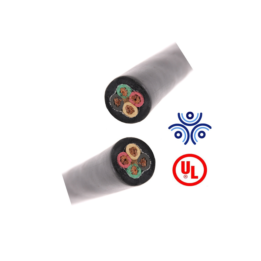 Mining Trailing Roling Grane Cable Type W Epr Rubber UL Mine Cable