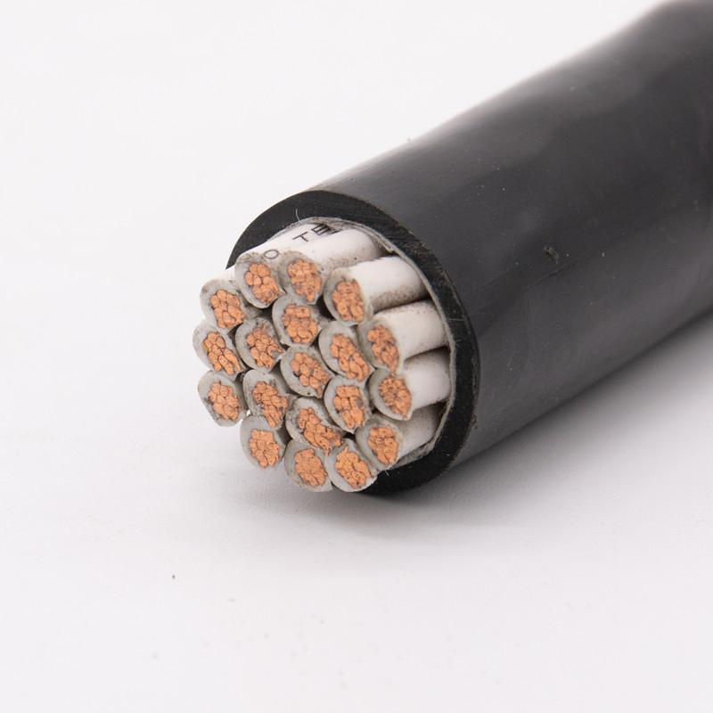 Cable de control de conductor de cobre flexible multicore 1.5mm2 con aislamiento y funda de PVC