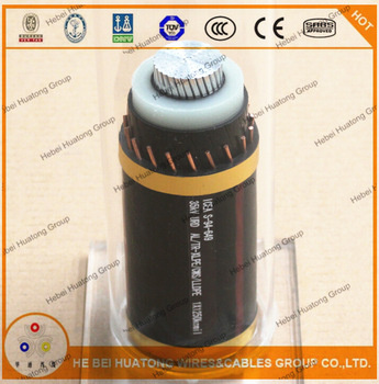 Mv 105 Aluminum Conductor 1/0 AWG XLPE Insulation PVC Sheath Underground Power Cable