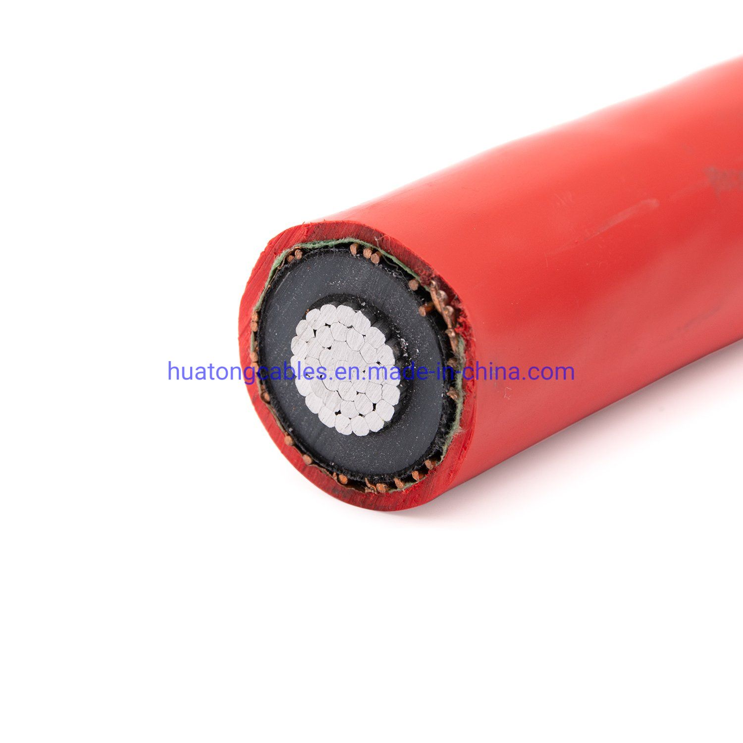 Na2xsfy Single Core 120mm 185mm 240mm 300mm Aluminum or Copper Conductor XLPE Insulated Copper Wire Screened Mv Power Cable