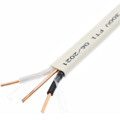 Nmd90 Flat House Building Electric Wire Power Cable 300V cUL Listed China Manufacture for Canada Market 12/2 14/2 150 M Spool Non-Metallic Sheathed Cable