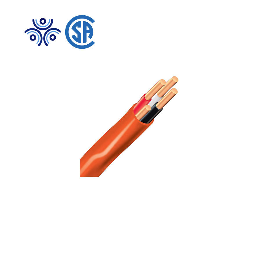 Nmwu 3 C 6 4 2 AWG Copper Cable 150m Nmd PVC Residential Wires