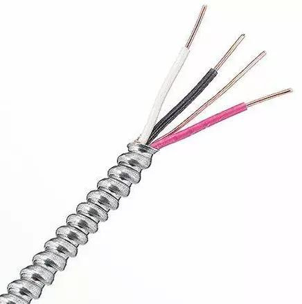 PVC AC90 Standard Export Drums 14AWG-500kcmil Mc Bx Aluminum Tape Interlocked Armour Cable