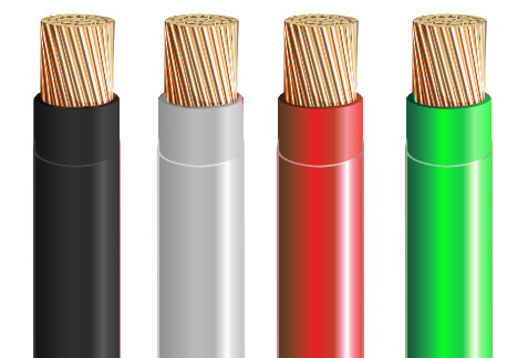 PVC Insulated Copper Conductor Nylon Jacket Electrical Cables for House Wiring Thhn Thwn Wire Building Wire