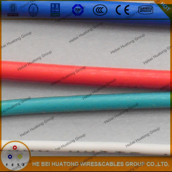 PVC Nylon 3 Conductor Coated Wire 2 AWG Thhn Cable with Factory Price