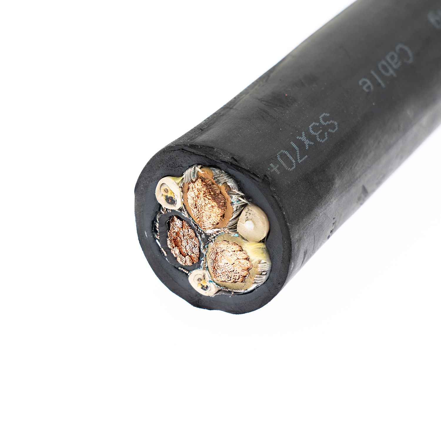 Sans1520 Standard Flexible Electric Trailing Cables Mine Use Power Cable Type 611 Ecc Cables 3X95+3X16mm2