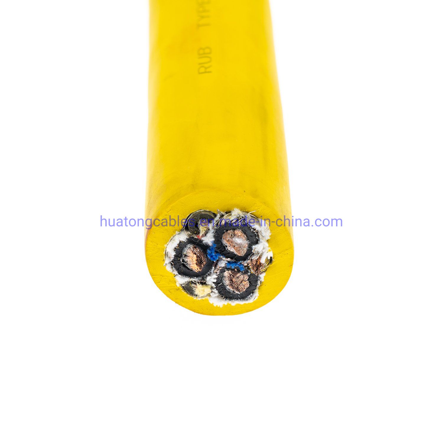 South African Market Type 61 a/B Flexible Copper Rubber Cable Epr/CPE or Epr/Cr 3X35mm2 Yellow Jacket Mine Usage Type 61 Mining/Trailing Power Cable
