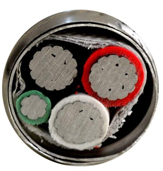 Standard 600V Armour Type Alloy Metal Clad UL1569 Mc Aluminum Building Cable