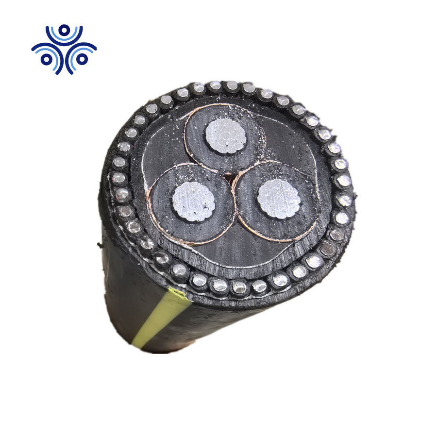Submarine Cable 35kv 3c 4/0AWG Water Resistant Electric Power Cable Ht Cables