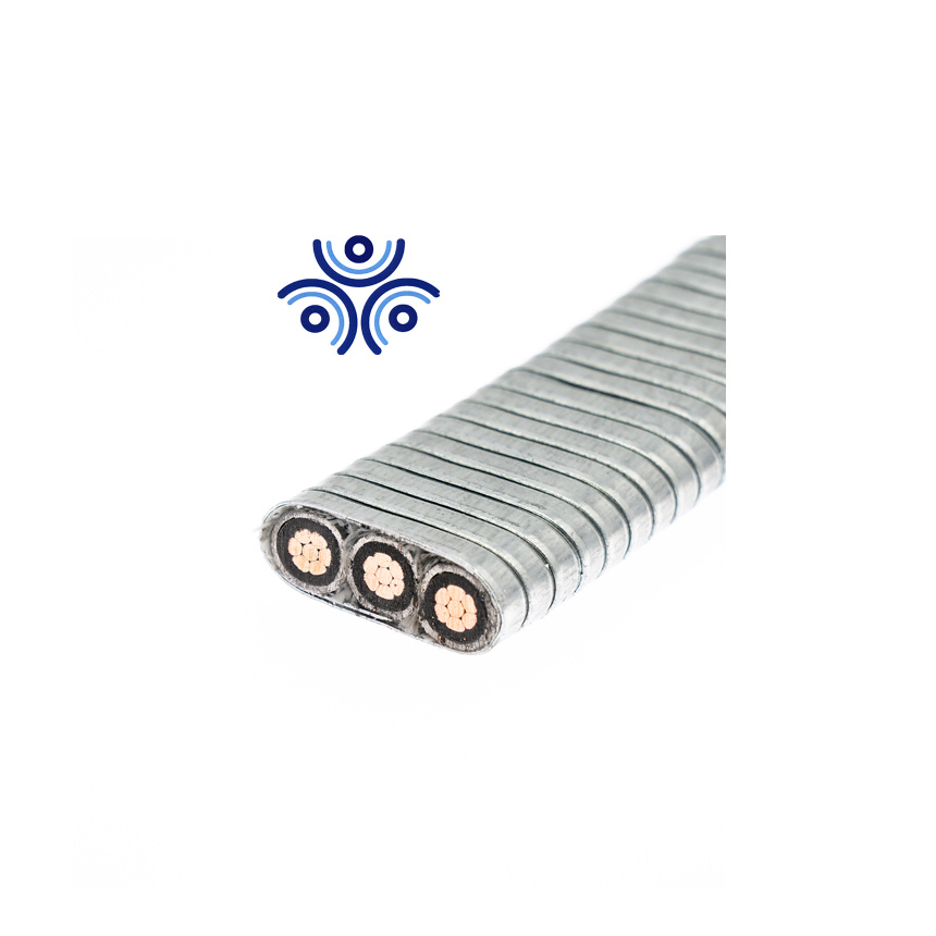 Submersible Cable 3#1AWG Lead Flat Electric Power Cable for Oil Well