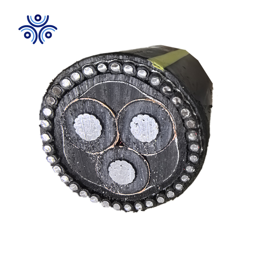 Submersible Galvanized Steel Wire Armor (PE Coated) 4/0 AWG 35kv Power Cable