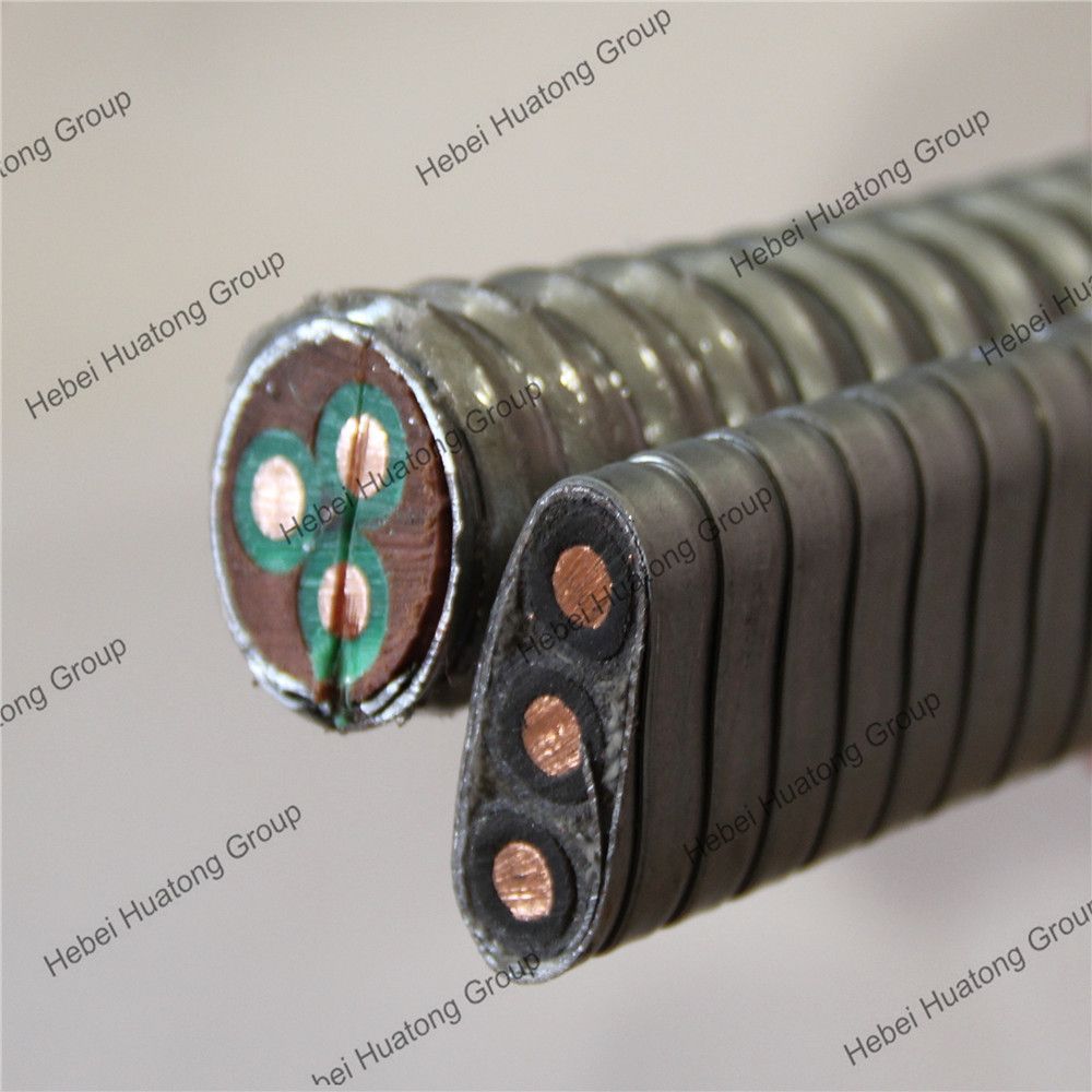 Submersible Oil Pump Cable 3kv 5kv Lead Sheathed Steel Tape Armoured Esp Cable