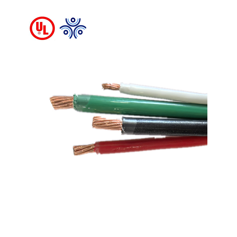 Thwn-2 Mtw T90 6 AWG 600V 19 Str Copper Conductor Electric Power Industrial Factory Wholesale Price