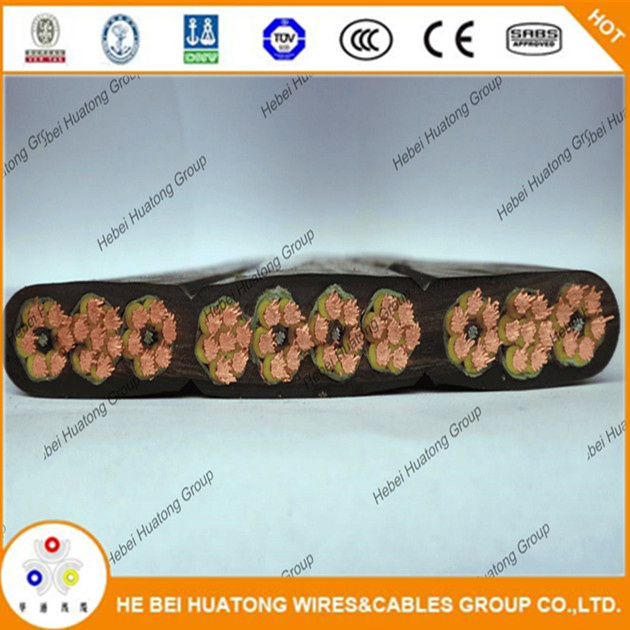 Tvvb Round and Flat Rubber Elevator Cables for Passenger Lift
