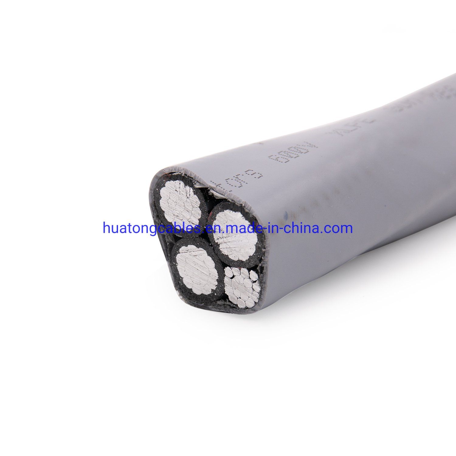 Type Se Seu Ser Cable with UL Certificate Copper, Aluminum, AA 8000 Conductor XLPE Insulation 6-6-6-6 Service Entrance Cable