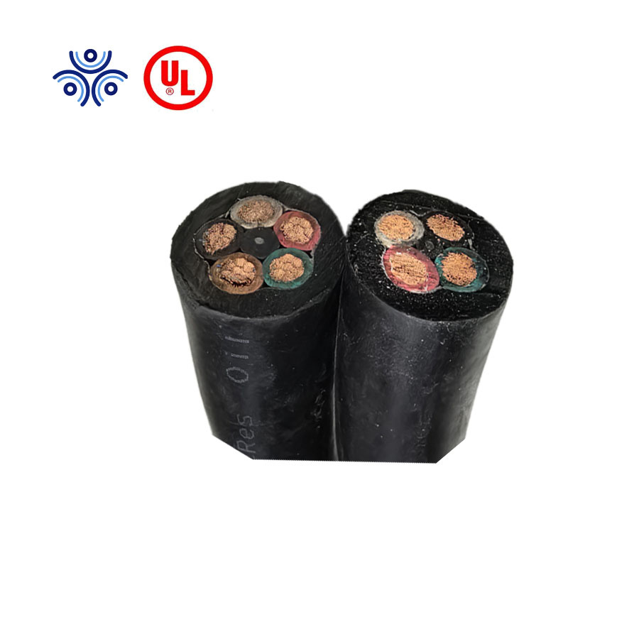 Type W Cable 2kv 5core 8AWG 6AWG 4AWG UL cUL Listed Motor and Battery Leads Wire, HVAC Systems, and General Power Distribution.